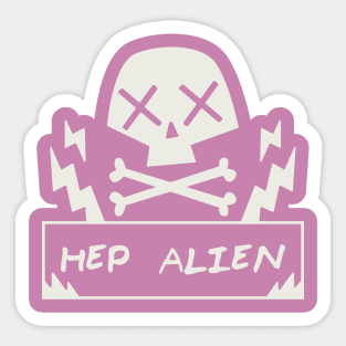 Hep Alien Sticker